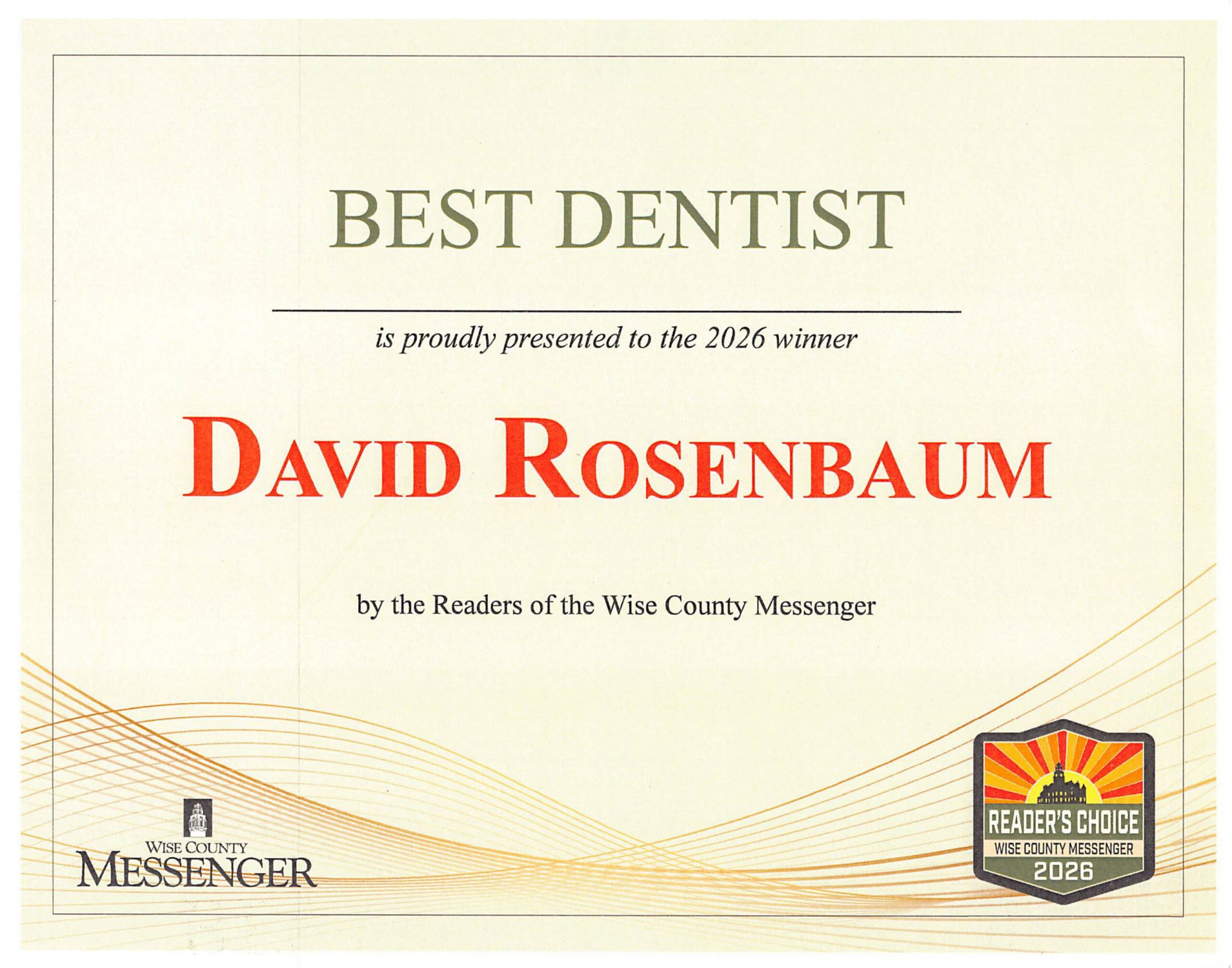 Best Dentist in Wise County 2022 | Rosenbaum Dental